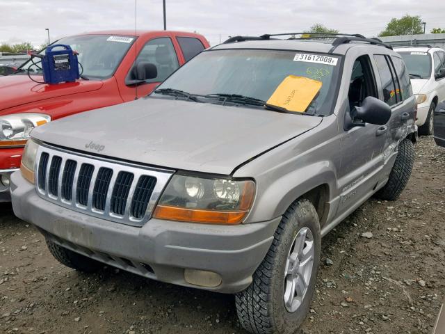 1J4GW58SXXC562443 - 1999 JEEP GRAND CHER GRAY photo 2