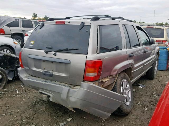 1J4GW58SXXC562443 - 1999 JEEP GRAND CHER GRAY photo 4