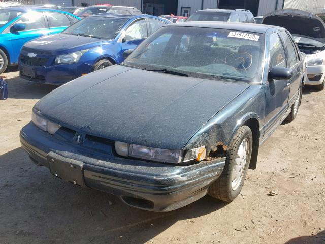 1G3WH52MXTF356604 - 1996 OLDSMOBILE CUTLASS SU GREEN photo 2