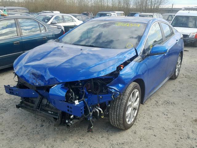 1G1RB6S51HU108671 - 2017 CHEVROLET VOLT PREMI BLUE photo 2