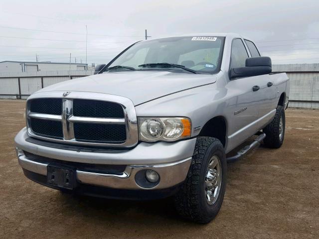 1D7KU28D04J143665 - 2004 DODGE RAM 2500 S SILVER photo 2