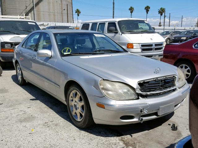 WDBNG75J2YA047319 - 2000 MERCEDES-BENZ S 500 SILVER photo 1