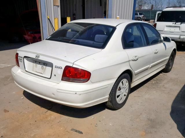 KMHWF25S35A118619 - 2005 HYUNDAI SONATA GL WHITE photo 4