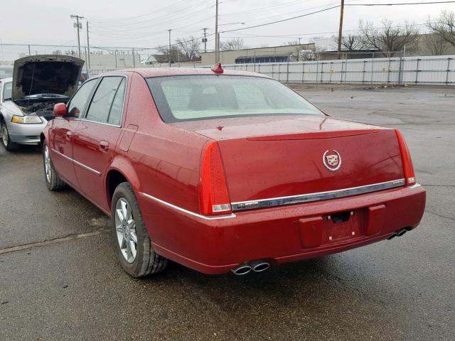 1G6KD5EY9AU128565 - 2010 CADILLAC DTS LUXURY RED photo 3