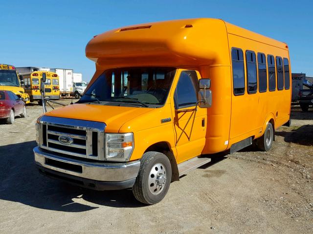 1FDXE45S18DB09780 - 2008 FORD E450 BUS ORANGE photo 2