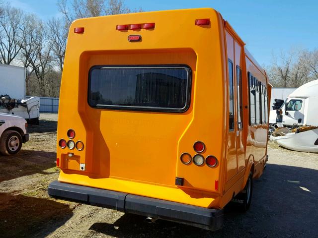 1FDXE45S18DB09780 - 2008 FORD E450 BUS ORANGE photo 4