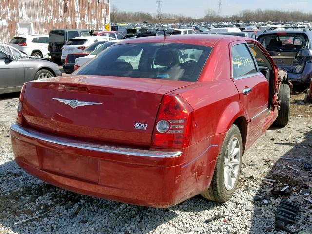 2C3KA53G68H303999 - 2008 CHRYSLER 300 TOURIN RED photo 4