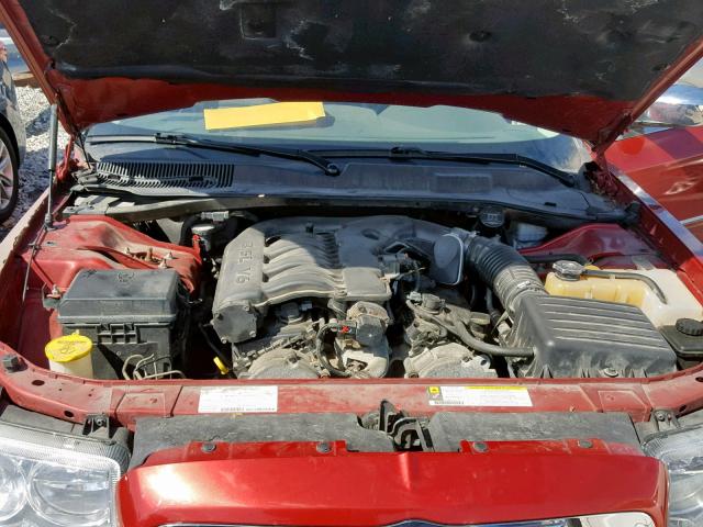 2C3KA53G68H303999 - 2008 CHRYSLER 300 TOURIN RED photo 7