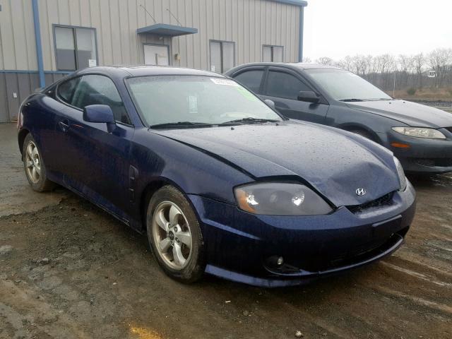 KMHHM65D06U228857 - 2006 HYUNDAI TIBURON GS BLUE photo 1