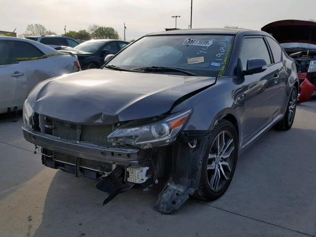 JTKJF5C72FJ003499 - 2015 TOYOTA SCION TC GRAY photo 2