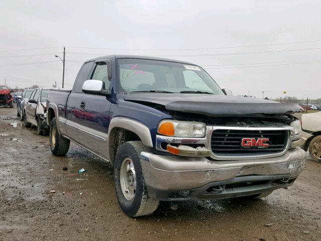 1GTEK19T8YE122865 - 2000 GMC NEW SIERRA BLUE photo 1