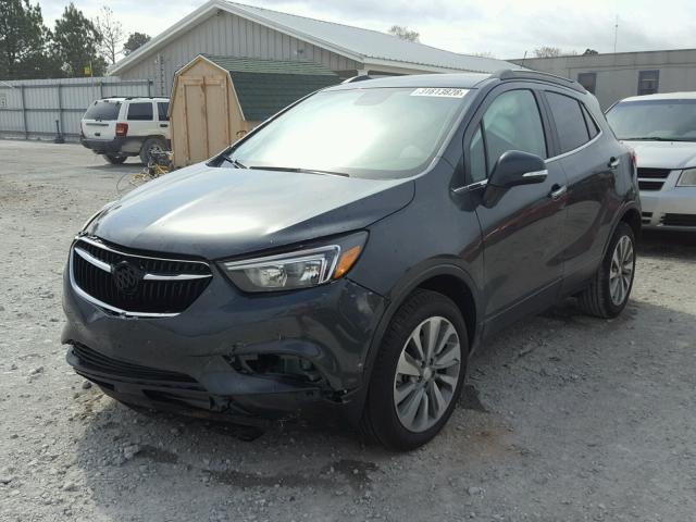 KL4CJASB3JB566149 - 2018 BUICK ENCORE PRE GRAY photo 2