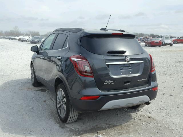 KL4CJASB3JB566149 - 2018 BUICK ENCORE PRE GRAY photo 3