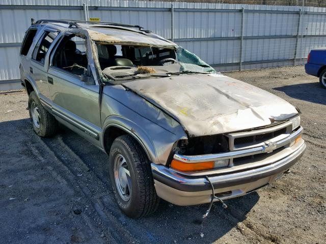 1GNDT13W0Y2259254 - 2000 CHEVROLET BLAZER TAN photo 1