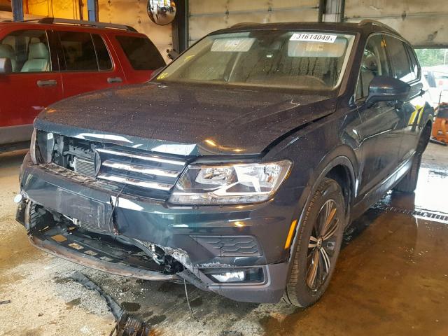 3VV2B7AX4JM036765 - 2018 VOLKSWAGEN TIGUAN SE GREEN photo 2