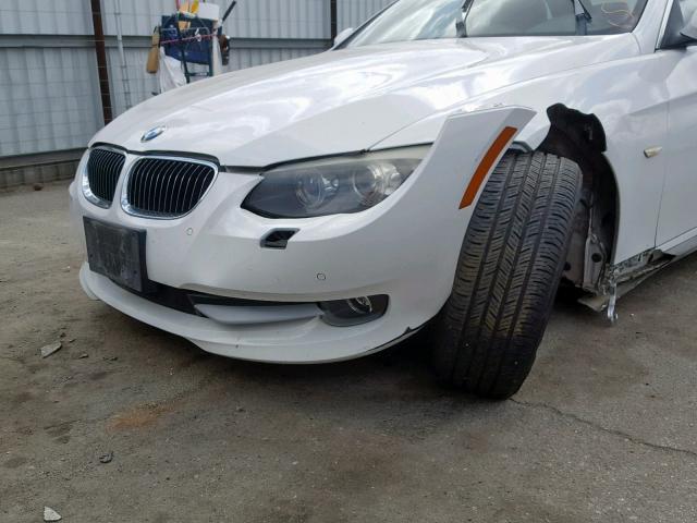 WBADW7C56BE544263 - 2011 BMW 328 I SULE WHITE photo 9