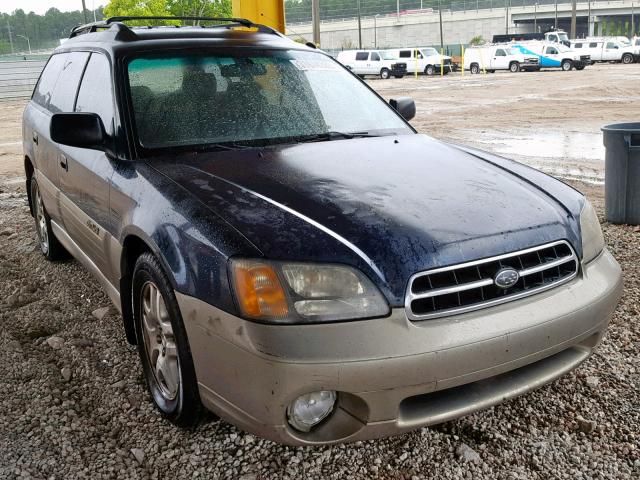 4S3BH665217617142 - 2001 SUBARU LEGACY OUT BLUE photo 1