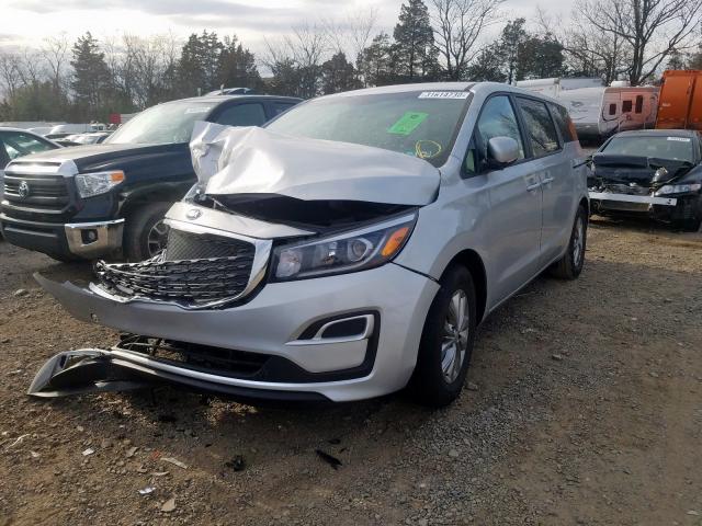 KNDMB5C18K6538720 - 2019 KIA SEDONA LX  photo 2