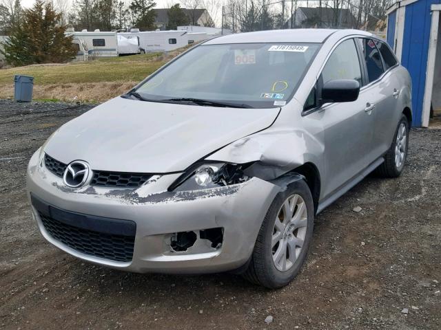 JM3ER293370118792 - 2007 MAZDA CX-7 SILVER photo 2