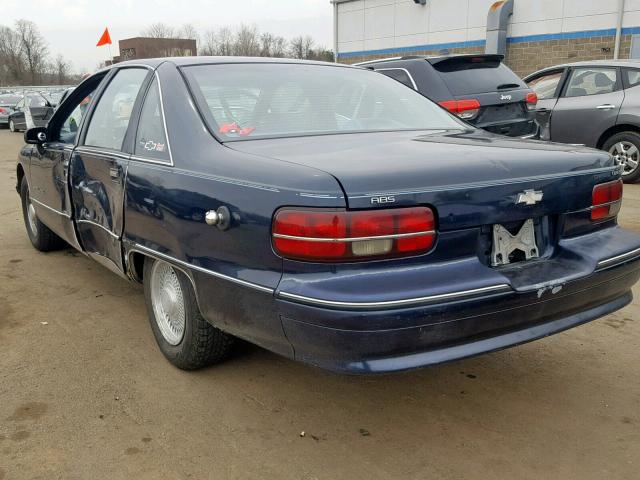 1G1BN53E0MW183443 - 1991 CHEVROLET CAPRICE CL BLUE photo 3