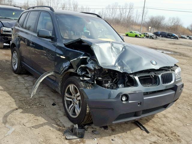 WBXPA93465WD13448 - 2005 BMW X3 3.0I GREEN photo 1