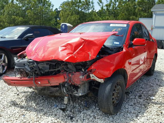 JM1BK12F971713607 - 2007 MAZDA 3 I RED photo 2