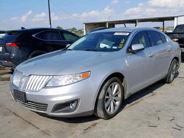 1LNHL9DRXBG609920 - 2011 LINCOLN MKS SILVER photo 2