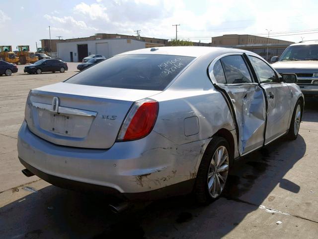 1LNHL9DRXBG609920 - 2011 LINCOLN MKS SILVER photo 4