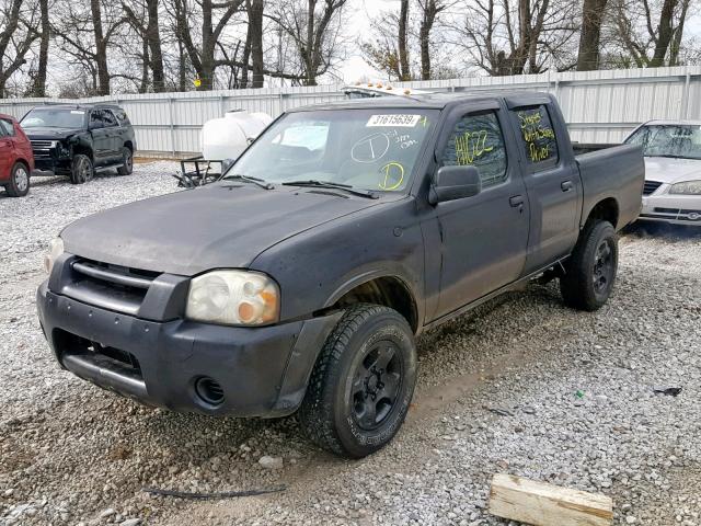 1N6ED27T13C459575 - 2003 NISSAN FRONTIER C BLACK photo 2