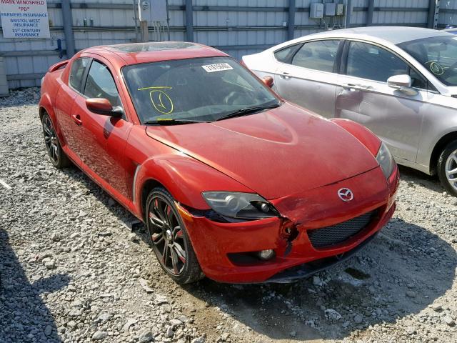 JM1FE17N450158979 - 2005 MAZDA RX8 RED photo 1