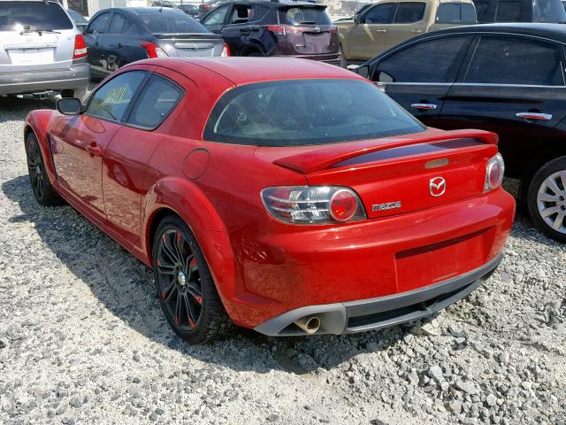 JM1FE17N450158979 - 2005 MAZDA RX8 RED photo 3