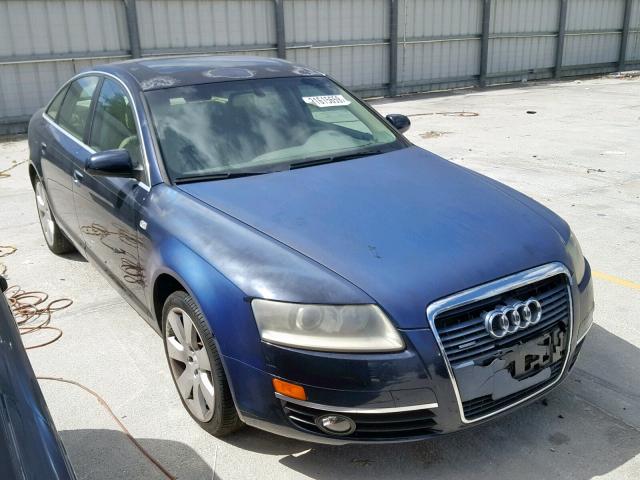 WAUDG74F56N030060 - 2006 AUDI A6 3.2 QUA BLUE photo 1