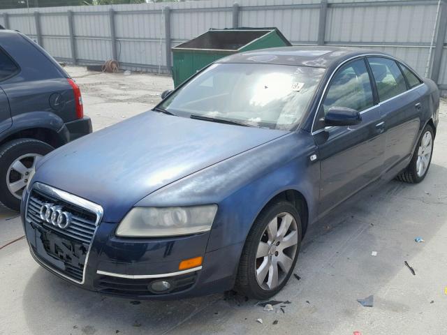 WAUDG74F56N030060 - 2006 AUDI A6 3.2 QUA BLUE photo 2