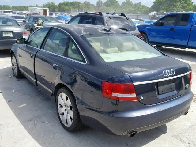 WAUDG74F56N030060 - 2006 AUDI A6 3.2 QUA BLUE photo 3