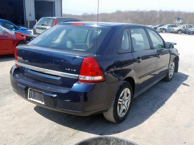 1G1ZS68NX7F275542 - 2007 CHEVROLET MALIBU MAX BLUE photo 4