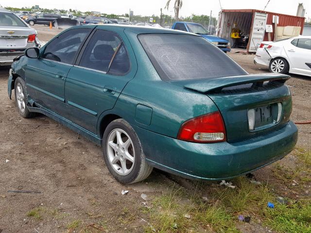 3N1BB51D71L110925 - 2001 NISSAN SENTRA SE GREEN photo 3