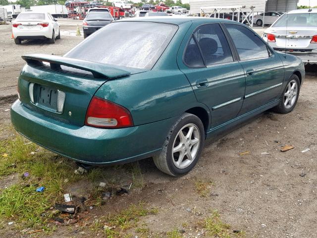 3N1BB51D71L110925 - 2001 NISSAN SENTRA SE GREEN photo 4