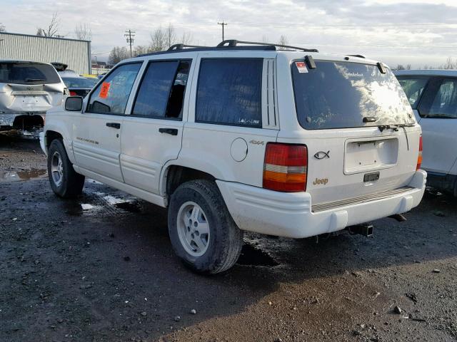 1J4GZ78S2VC580094 - 1997 JEEP GRAND CHER WHITE photo 3