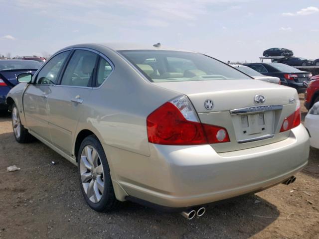 JNKAY01F27M452341 - 2007 INFINITI M35 BASE BEIGE photo 3