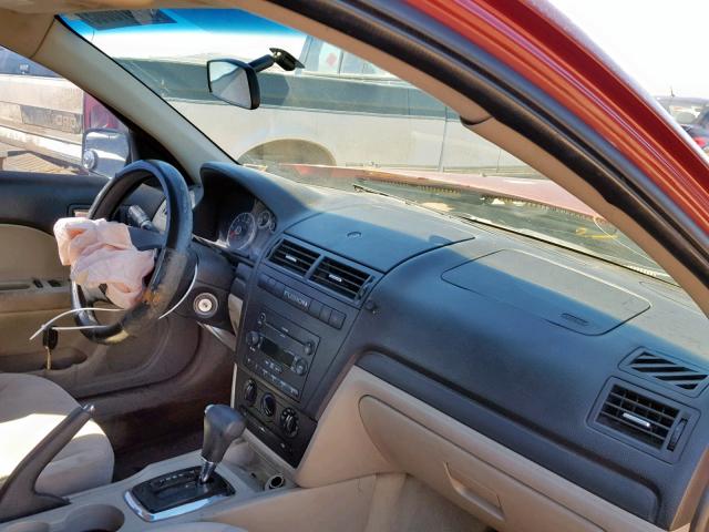 3FAFP06Z66R202500 - 2006 FORD FUSION S RED photo 9