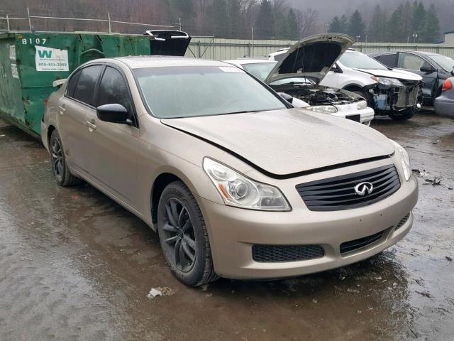 JNKCV61F19M051600 - 2009 INFINITI G37 GOLD photo 1