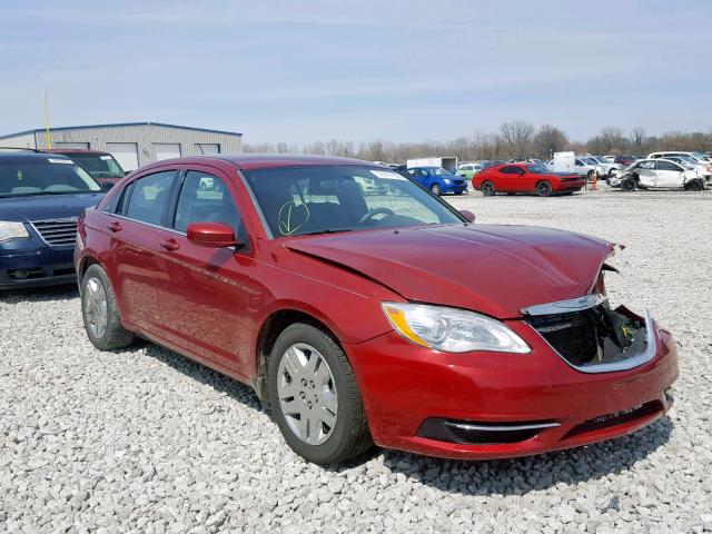 1C3CCBAB0CN289540 - 2012 CHRYSLER 200 LX MAROON photo 1