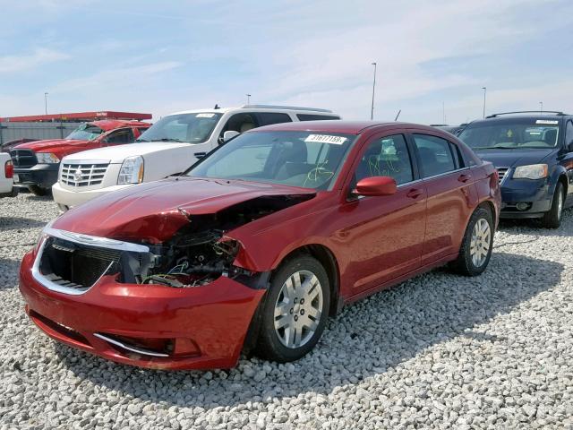 1C3CCBAB0CN289540 - 2012 CHRYSLER 200 LX MAROON photo 2