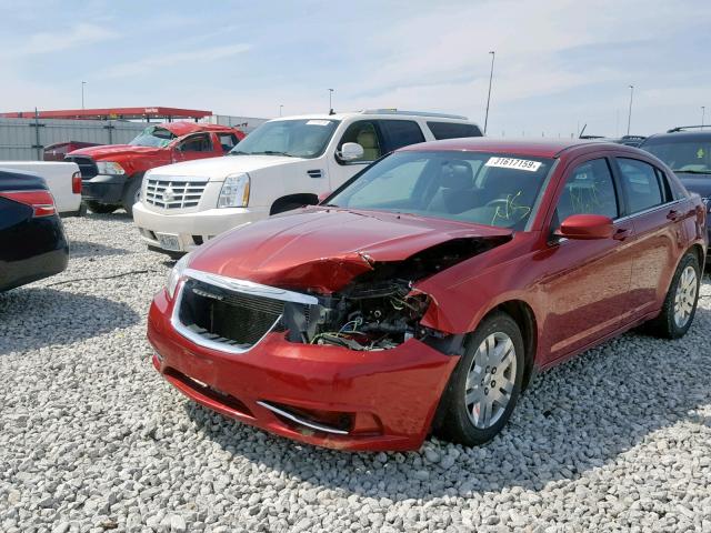 1C3CCBAB0CN289540 - 2012 CHRYSLER 200 LX MAROON photo 9