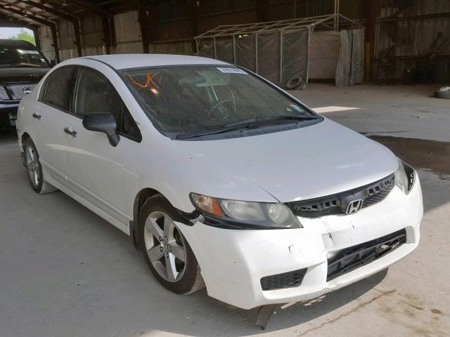 2HGFA16679H320113 - 2009 HONDA CIVIC LX-S WHITE photo 1