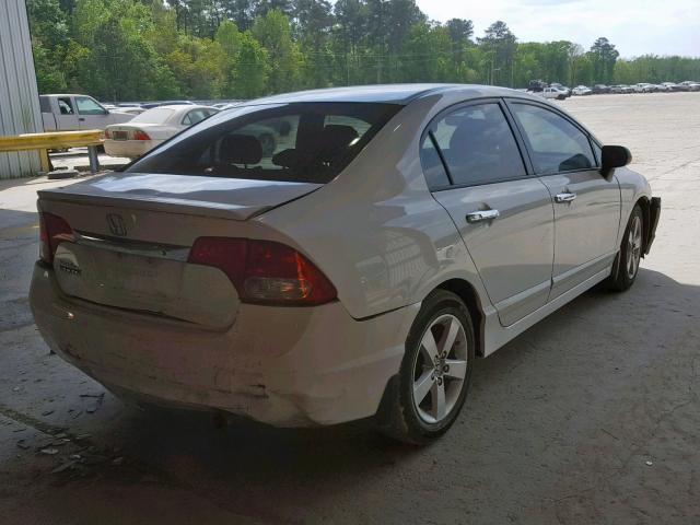 2HGFA16679H320113 - 2009 HONDA CIVIC LX-S WHITE photo 4