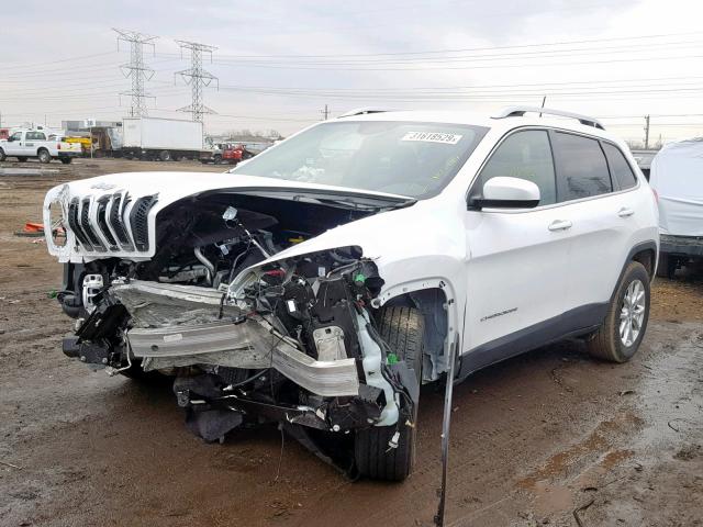 1C4PJMCX3JD556034 - 2018 JEEP CHEROKEE L WHITE photo 2