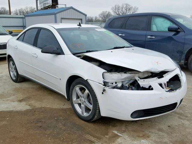 1G2ZH57N894107757 - 2009 PONTIAC G6 GT WHITE photo 1