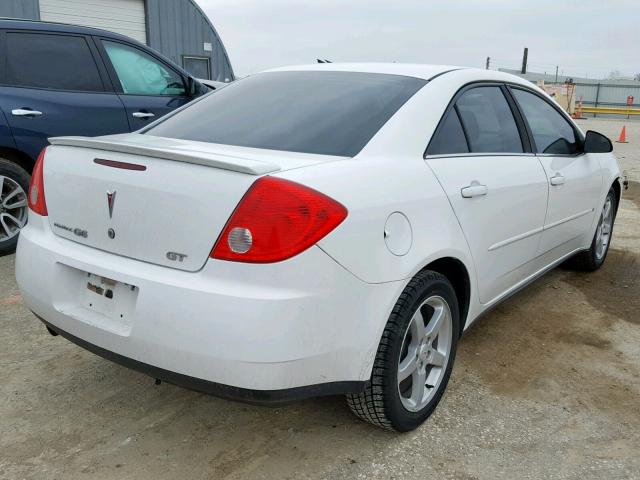 1G2ZH57N894107757 - 2009 PONTIAC G6 GT WHITE photo 4