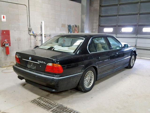 WBAGJ033XXDD73373 - 1999 BMW 750 IL BLACK photo 4